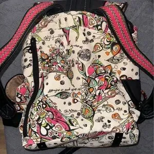 Sakroots | Bags | Sakroots Black And Orange Backpack Vibrant  display picture 1